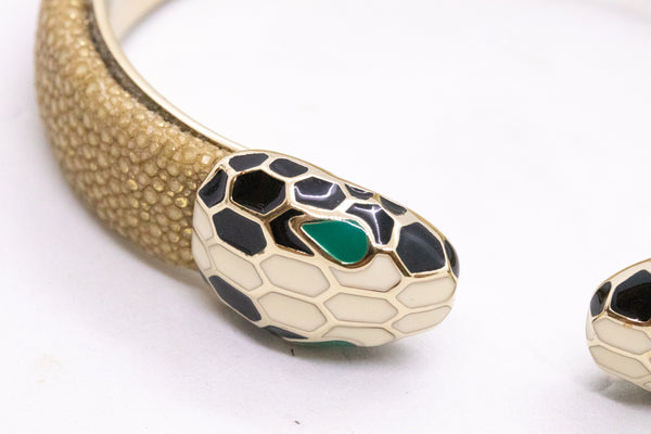 BvLGARI BuLGARI ITALY SERPENTI FOREVER CUFF BRACELET