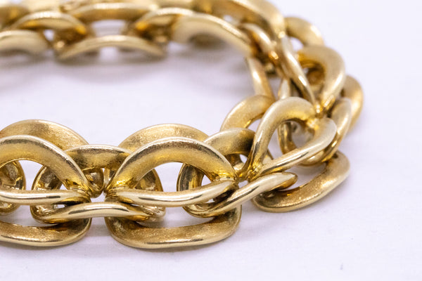 CARTIER PARIS 18 KT GOLD MASSIVE LINKS 111.6 Gm. BRACELET