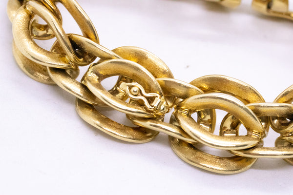 CARTIER PARIS 18 KT GOLD MASSIVE LINKS 111.6 Gm. BRACELET