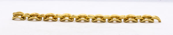CARTIER PARIS 18 KT GOLD MASSIVE LINKS 111.6 Gm. BRACELET