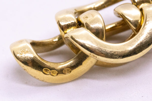 CARTIER PARIS 18 KT GOLD MASSIVE LINKS 111.6 Gm. BRACELET