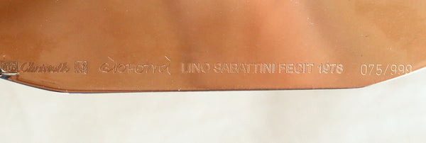 GIO PONTI 1978 LINO SABATTINI CHRISTOFLE "DIAVOLETTO MASK" SCULPTURE