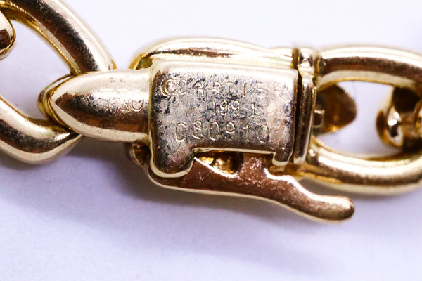 CARTIER PARIS 18 KT YELLOW GOLD HEAVY & THICK 23 INCHES RARE CHAIN