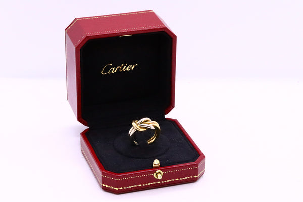 CARTIER PARIS 18 KT HERCULES LOVE KNOT RING VINTAGE 1950'S