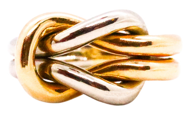CARTIER PARIS 18 KT HERCULES LOVE KNOT RING VINTAGE 1950'S