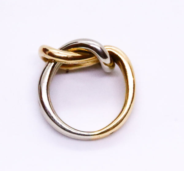 CARTIER PARIS 18 KT HERCULES LOVE KNOT RING VINTAGE 1950'S