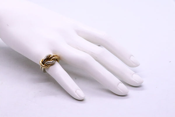 CARTIER PARIS 18 KT HERCULES LOVE KNOT RING VINTAGE 1950'S
