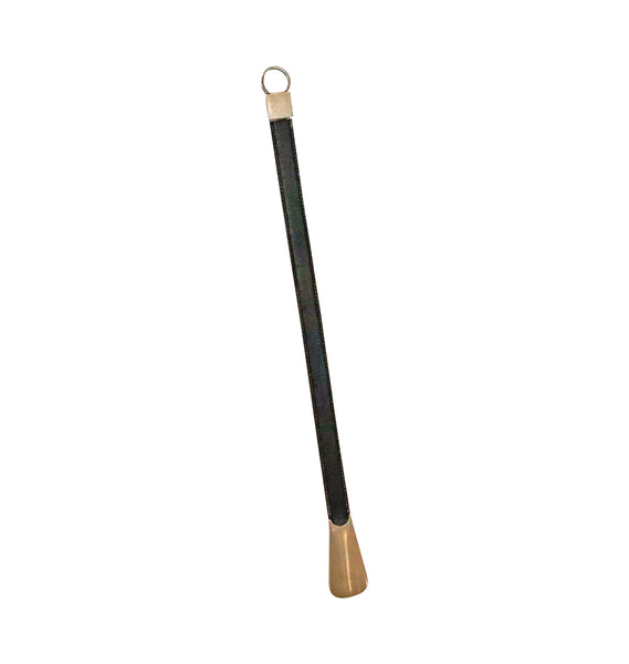 +Gucci Milano 1970 Shoe horn With handle In Leather And Stainless Steel
