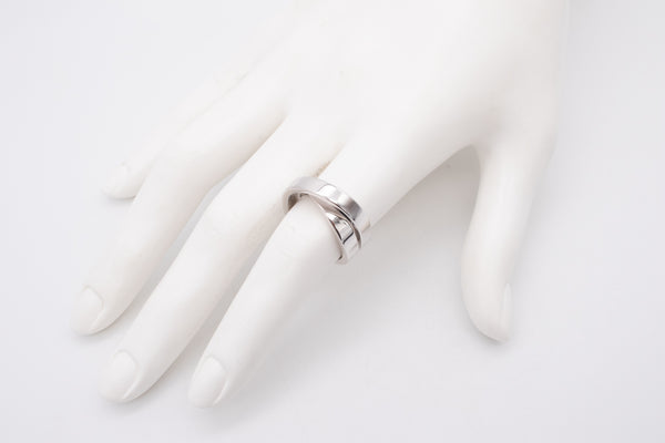 Cartier Paris Modern Nouvelle Bague Twisted Ring In Solid 18Kt White Gold