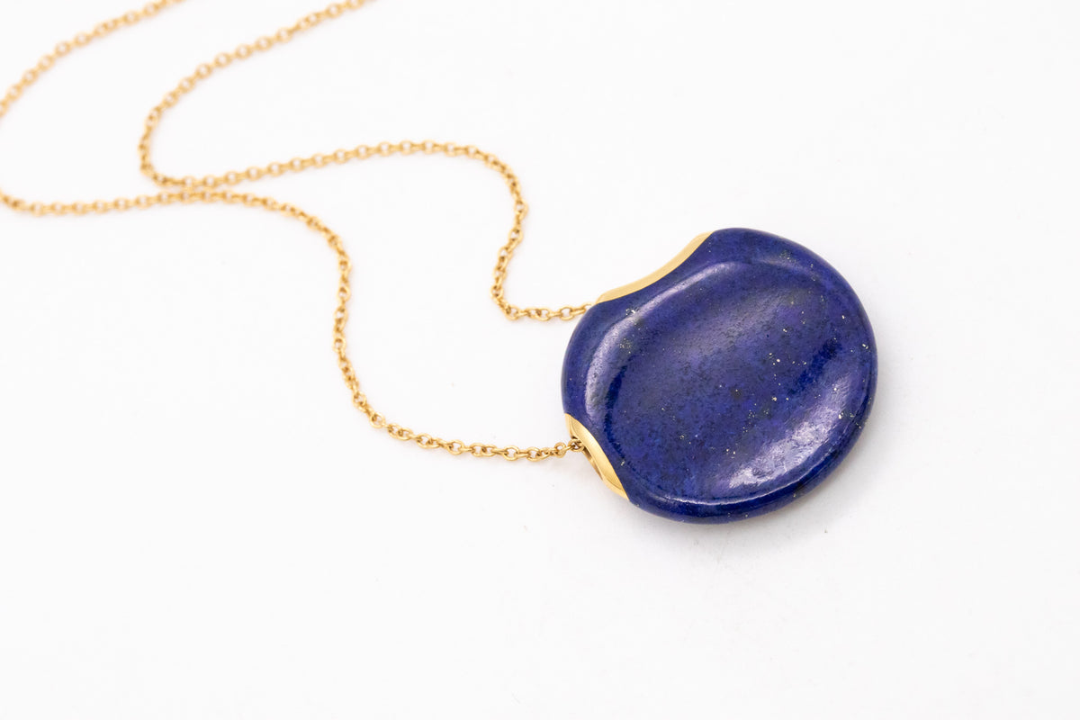 Lapis Tiffany Mini Bean Necklace Elsa Peretti Bean Necklace 10 For Sale On  1stDibs Elsa Peretti