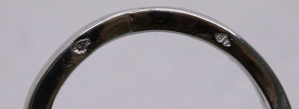 JEAN VENDOME 18 KT "BAGUE HUIT" MODERN RING WITH A 21.04 Cts AQUAMARINE