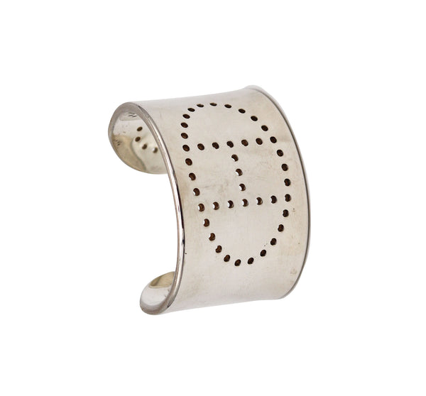 -Hermès Paris Eclypse Small Cuff Bracelet In Solid .925 Sterling Silver