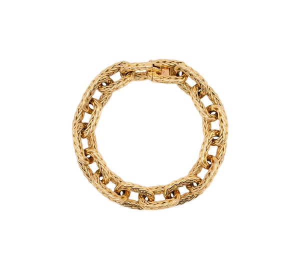 HERMES PARIS 1960 BRAIDED BRACELET IN 18 KT BY GEORGE L'ENFANT