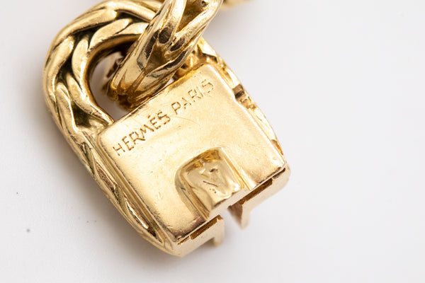 HERMES PARIS 1960 BRAIDED BRACELET IN 18 KT BY GEORGE L'ENFANT
