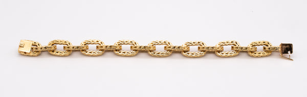 HERMES PARIS 1960 BRAIDED BRACELET IN 18 KT BY GEORGE L'ENFANT