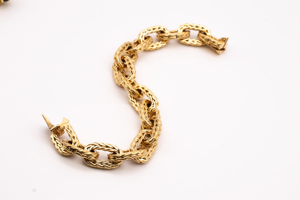 HERMES PARIS 1960 BRAIDED BRACELET IN 18 KT BY GEORGE L'ENFANT