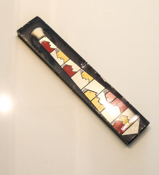 Pierre Cardin 1970 Paris Sculptural Artistic Metallic Tie In Stainless Steel And Enamel