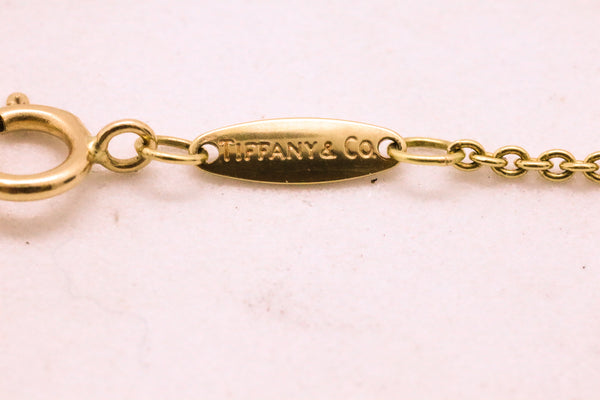 TIFFANY & CO. 18 KT ELSA PERETTI WATER JUG LAPIS LAZULI NECKLACE