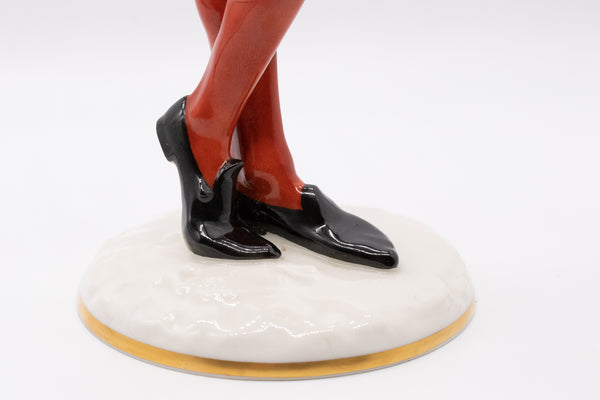 GERMANY HUTSCHENREUTHER 1954 MEPHISTO PORCELAIN FIGURE BY KARL TUTTER