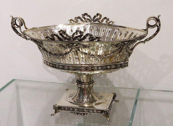 Weinranck And Schmidt Hanau German Empire 1889 Silver Neoclassical Jardinière Center Vase