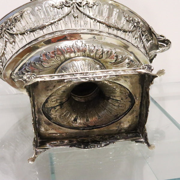Weinranck And Schmidt Hanau German Empire 1889 Silver Neoclassical Jardinière Center Vase