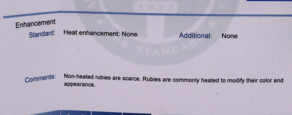 WANDER FRANCE 3.41 CT AGL BURMA RUBY 18 KT BROOCH PIN