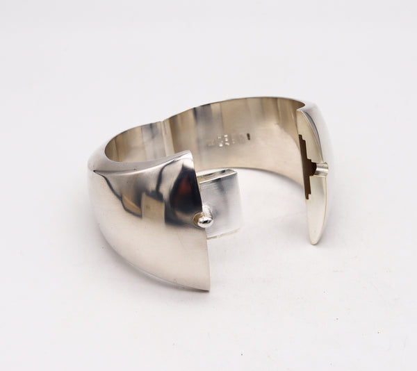 Georg Jensen 1954 By Nanna and Jørgen Ditzel Iconic Bracelet Cuff 107 In 925 Sterling Silver