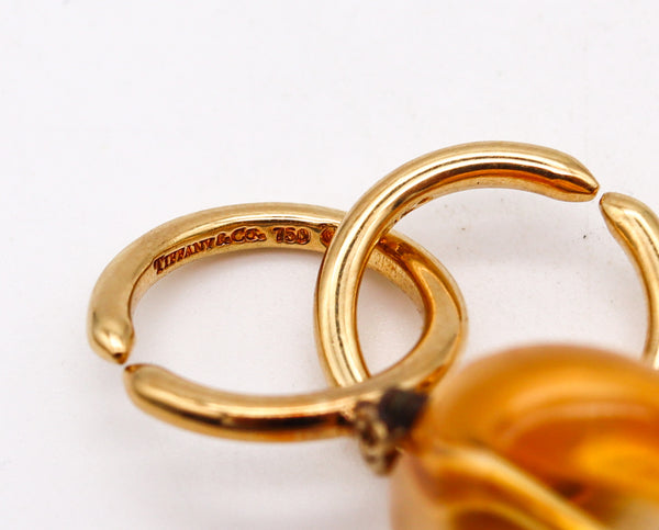 -Tiffany Co. By Paloma Picasso Necklace In 18Kt Gold With 500 Ctw Citrines