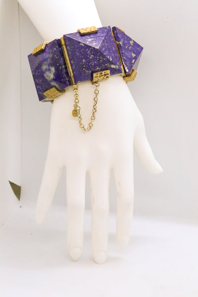 MARC JACOBS RUNWAY 1992 MASSIVE LAPIS LAZULI BRACELET