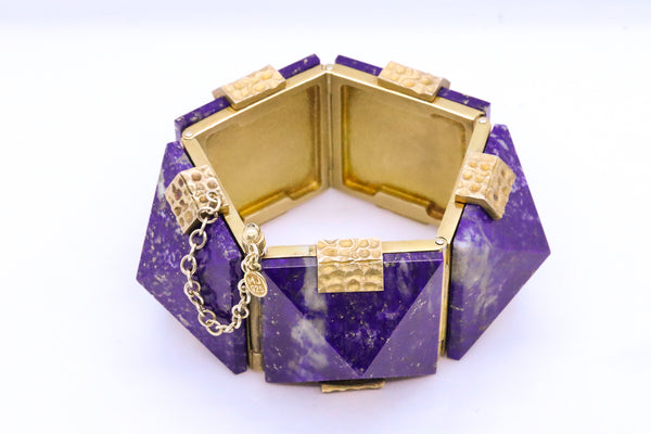 MARC JACOBS RUNWAY 1992 MASSIVE LAPIS LAZULI BRACELET