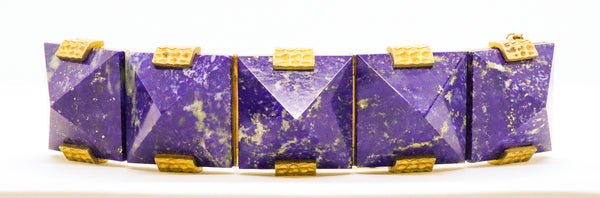 MARC JACOBS RUNWAY 1992 MASSIVE LAPIS LAZULI BRACELET