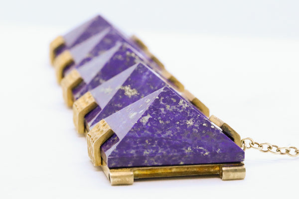 MARC JACOBS RUNWAY 1992 MASSIVE LAPIS LAZULI BRACELET