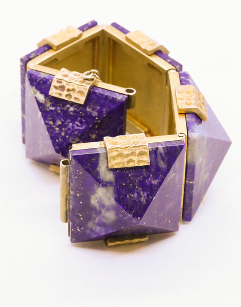 MARC JACOBS RUNWAY 1992 MASSIVE LAPIS LAZULI BRACELET