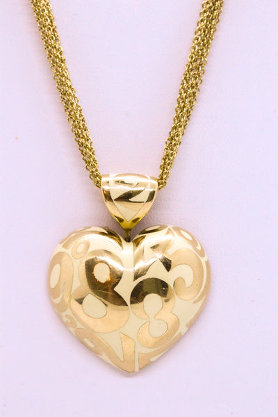 FRANCK MULLER 18 KT ENAMEL MULTI CHAIN NECKLACE