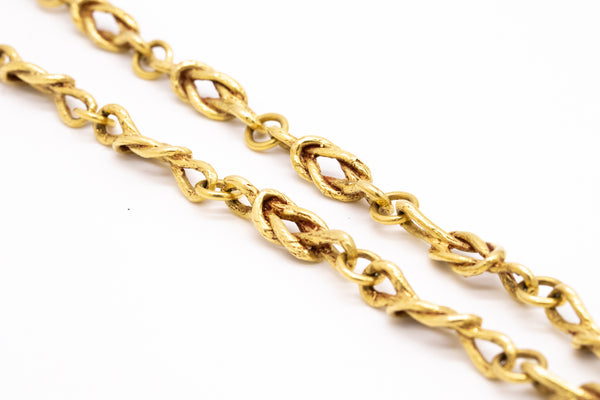 GERMANO, NINO D'ANTONIO 18 KT CHAIN NECKLACE WITH HERCULES MEDALLION