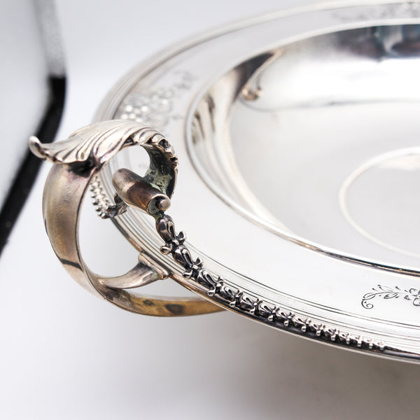 William B. Durgin Co. 1900 Edwardian Neo Classic Center Bowl In .925 Sterling Silver