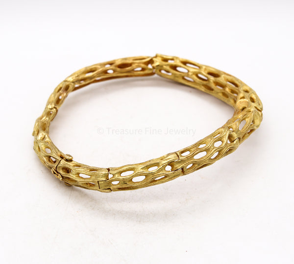 Angela Cummings Studio 1983 Very Rare Organic Necklace In Solid 18Kt Yellow Gold