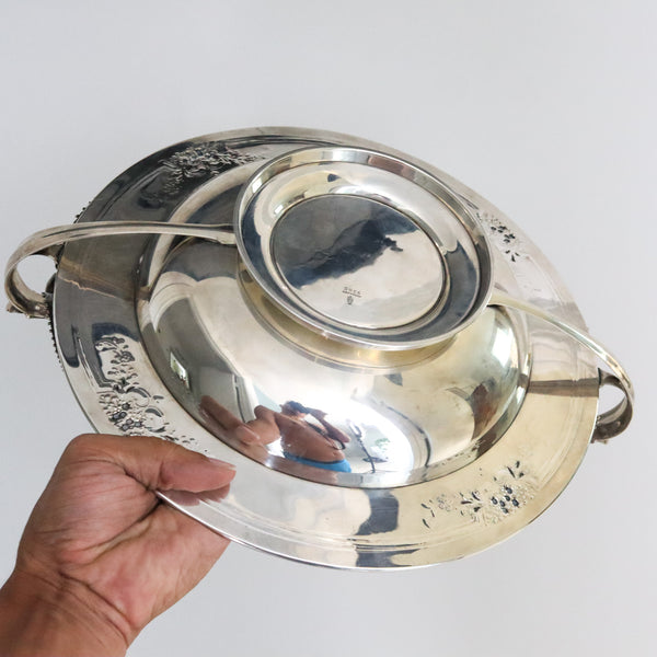 William B. Durgin Co. 1900 Edwardian Neo Classic Center Bowl In .925 Sterling Silver