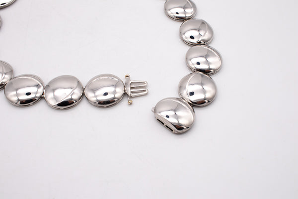 JOHN LANDRUM BRYANT PLATINUM NECKLACE & EARRINGS WITH 27.39 Ctw OF VVS-1 DIAMONDS