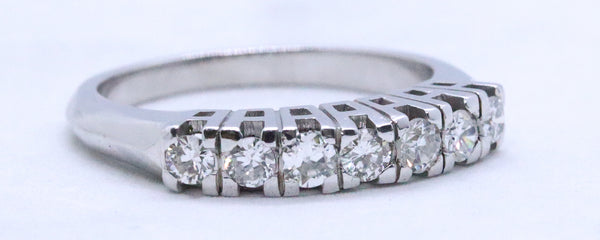PLATINUM SETTING 7 DIAMONDS VINTAGE RING