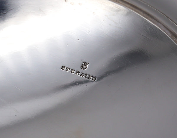 Towle Co. 1890 Edwardian Art Nouveau Octagonal Centerpiece Tray In 925 Sterling Silver