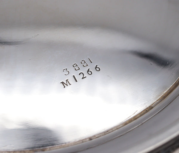 Towle Co. 1890 Edwardian Art Nouveau Octagonal Centerpiece Tray In 925 Sterling Silver