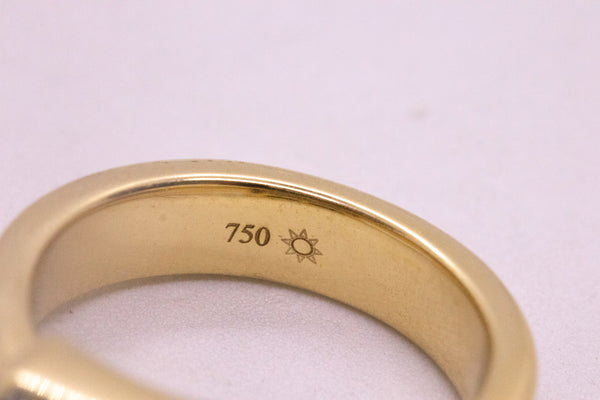 PHILLIPE CHARRIOL DIAMONDS 18 KT GOLD CABLE RING