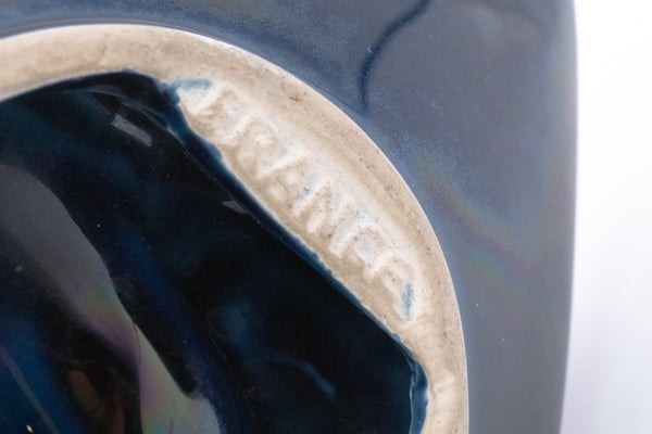 S.S. FRANCE, CRUISE LINES 1960 CERAMIC ASH TRAY LA CHEMINEE QUI FUME