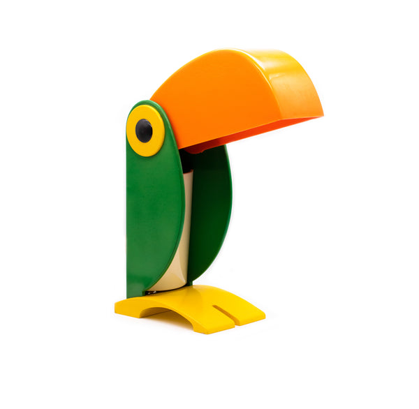 OLD TIMER FERRARI. ITALY 1970 TOUCAN ACRYLIC DESK LAMP