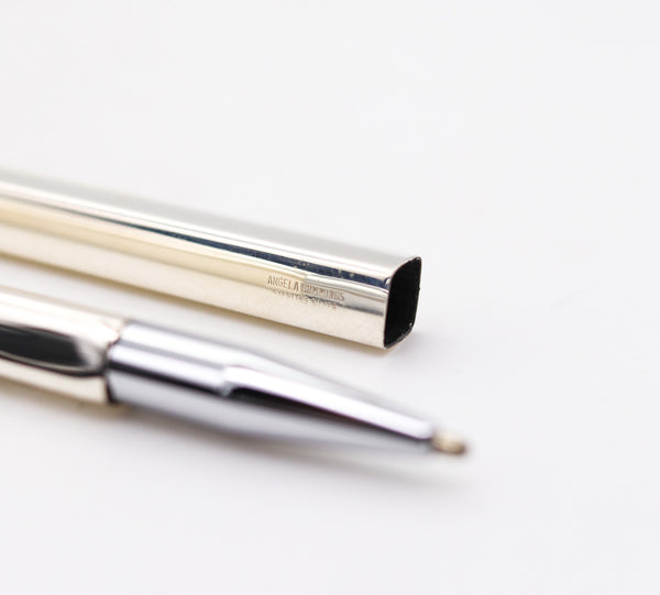 Tiffany Co. 1981 Angela Cummings Aerodynamic Twisted Pen In .925 Sterling Silver