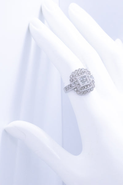 LEVIAN ART DECO STYLE 1.25 CT DIAMONDS RING