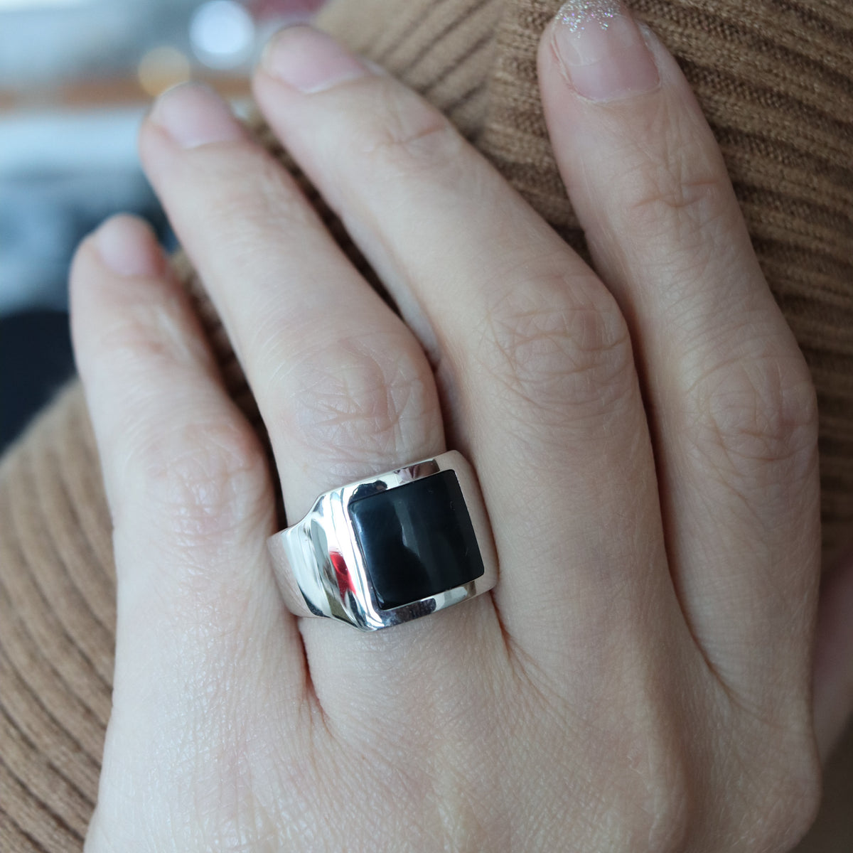 Cartier Paris Santos Dumont Ring In Solid 18Kt White Gold With