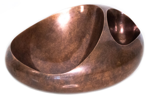 STEVE COZZOLINO 2010 FOR NAMBE COPPER SCULPTURAL DISH