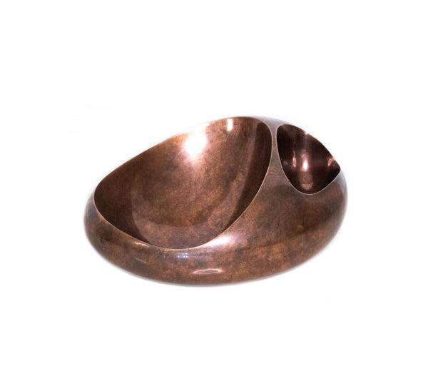 STEVE COZZOLINO 2010 FOR NAMBE COPPER SCULPTURAL DISH